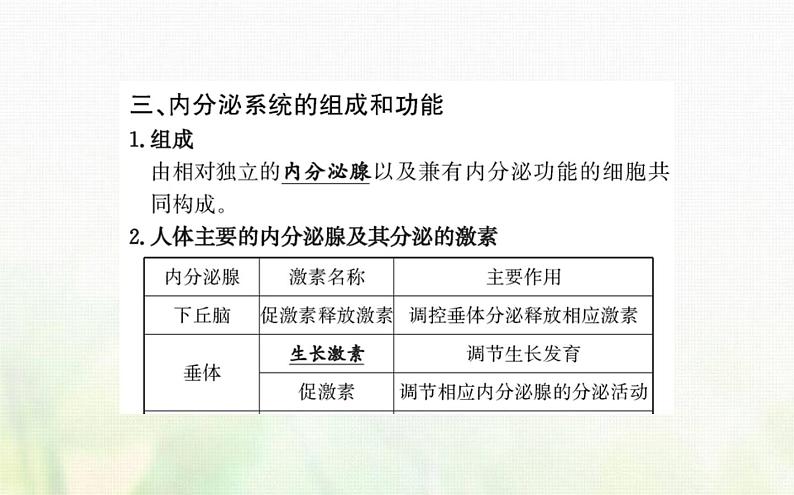 新人教版高中生物选择性必修1第3章体液调节第1节激素与内分泌系统课件08