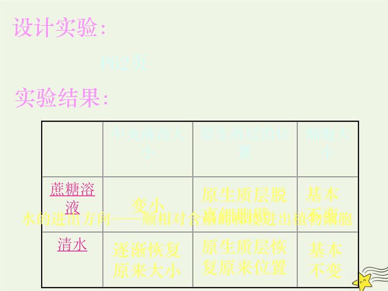 新人教版高中生物必修1第四单元物质跨膜运输的实例课件第8页