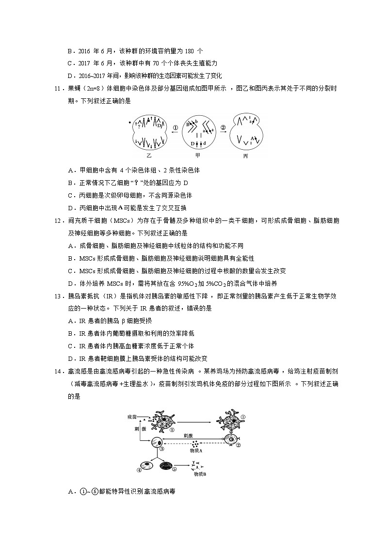 浙江省丽水市2021-2022学年高二下学期普通高中教学质量监控期末考试 生物 Word版含答案第3页