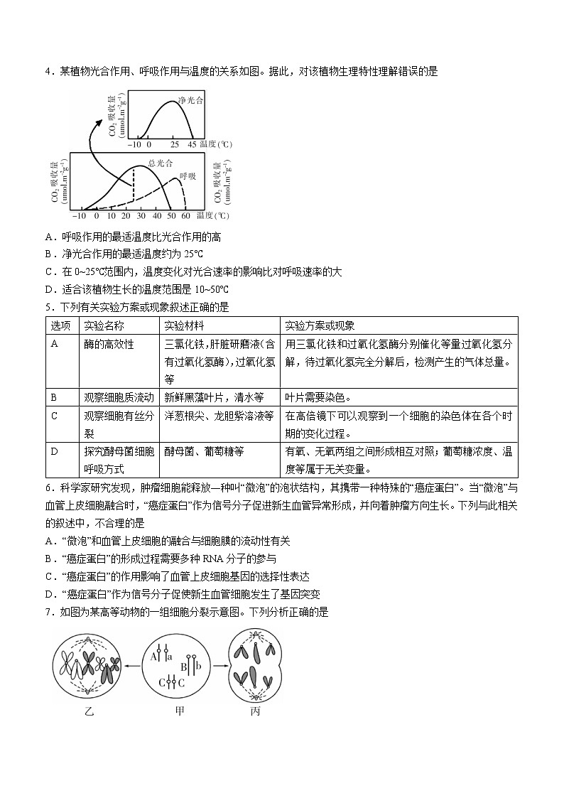 湖南省郴州市2021-2022学年高一下学期期末生物试题（含答案）02