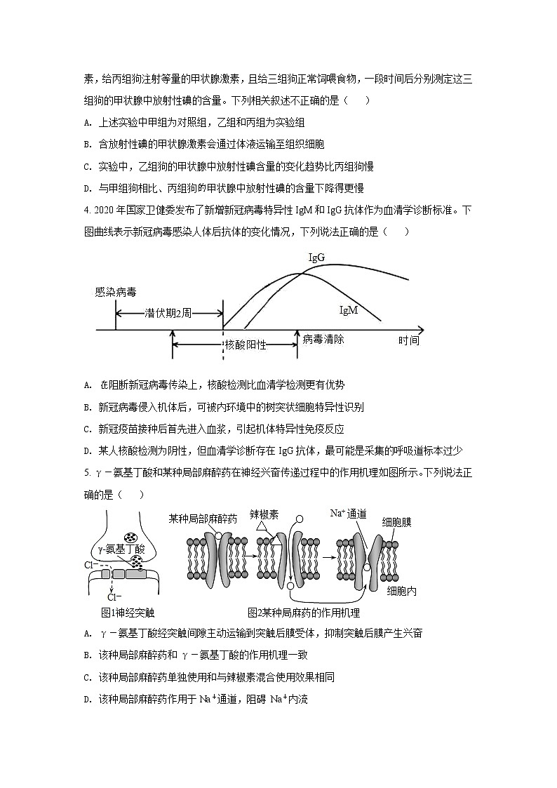 2021-2022学年山东省莱阳市第一中学高二下学期开学摸底检测生物试题含答案02