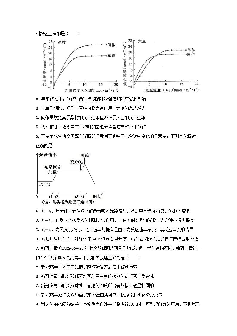 2021-2022学年黑龙江省齐齐哈尔市第八中学校高二下学期开学考试生物试题含答案02