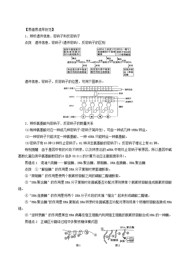 人教版高中生物必修2单元排查强化04练习含答案第2页