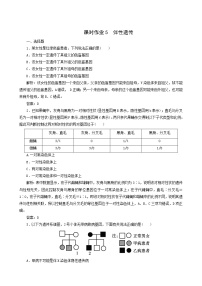 高中生物人教版 (2019)必修2《遗传与进化》第3节 伴性遗传练习