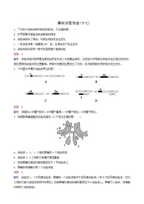 人教版 (2019)必修2《遗传与进化》第5章 基因突变及其他变异第2节 染色体变异测试题