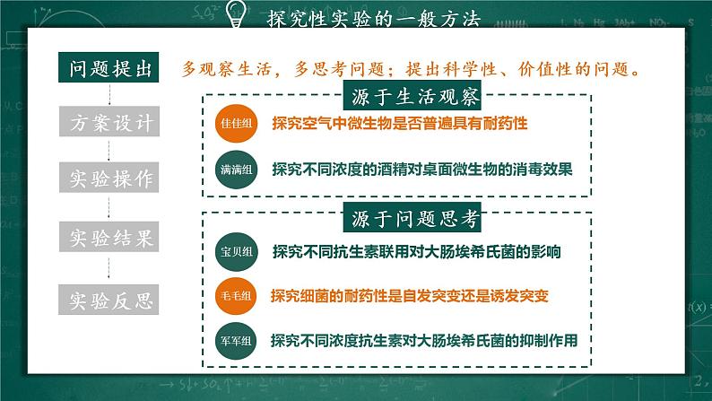 高中生物 微生物探究实验设计 探究性实验的一般方法（以微生物实验为例） 课件第4页