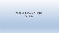 3.1细胞膜的结构和功能（第一课时 ）课件--高一上学期生物人教版必修1