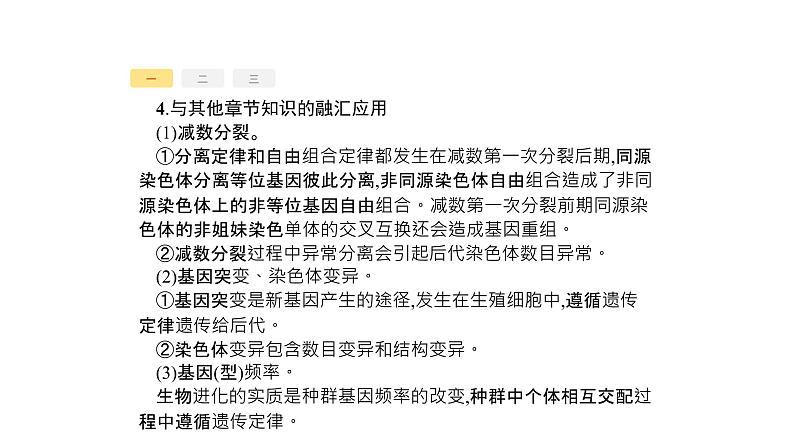 高考生物一轮复习高分突破2遗传变异类课件第5页