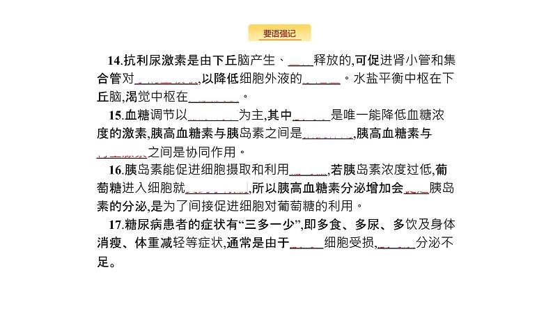 高考生物一轮复习稳态与调节课件05