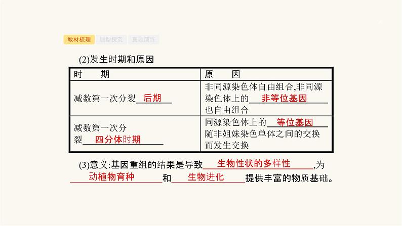 高考生物一轮复习第20讲生物的变异课件第5页