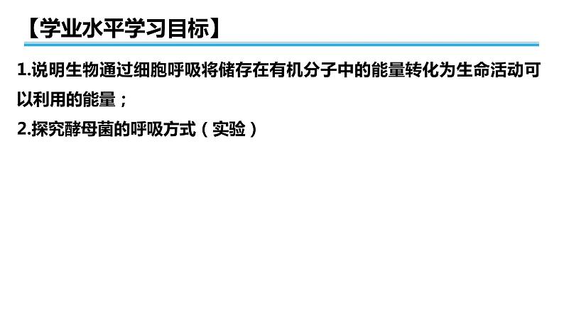 广东省普通高中生物学业水平考试 学考复习课件——第五章细胞的能量供应和利用（第二课时）第2页