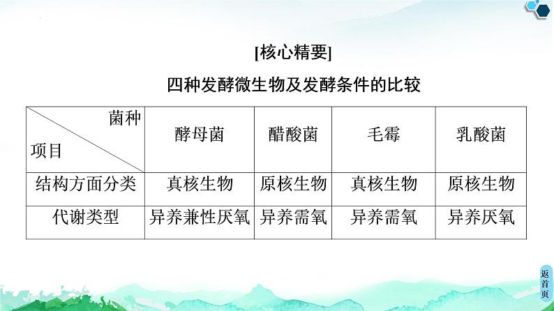 专题1  素能提升课 传统发酵技术的比较--高中生物选修1--同步课件PPT(人教版)第2页