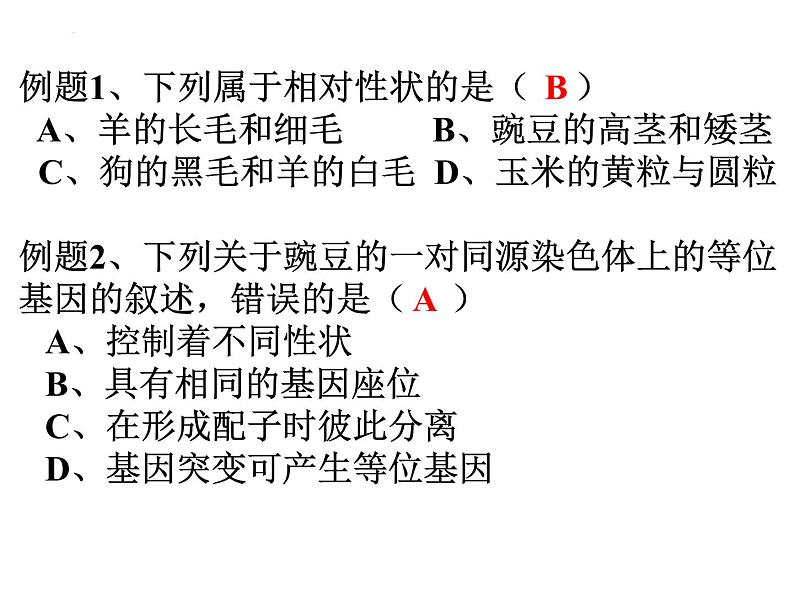 高三一轮复习生物：分离定律课件第4页