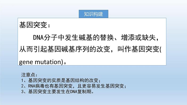 5.1 .1基因突变和基因重组课件--高一下学期生物人教版必修2第8页