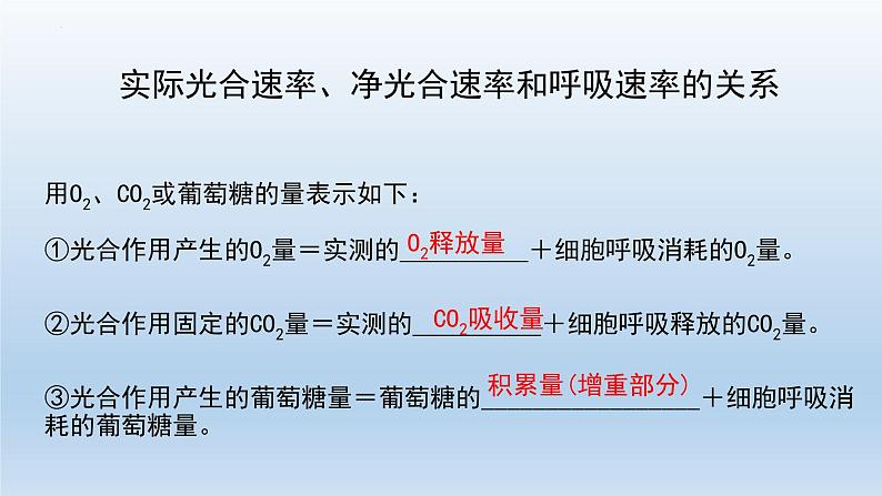 5.4光合作用与能量转化（第四课时）--高一上学期生物人教版（2019）必修1 课件07