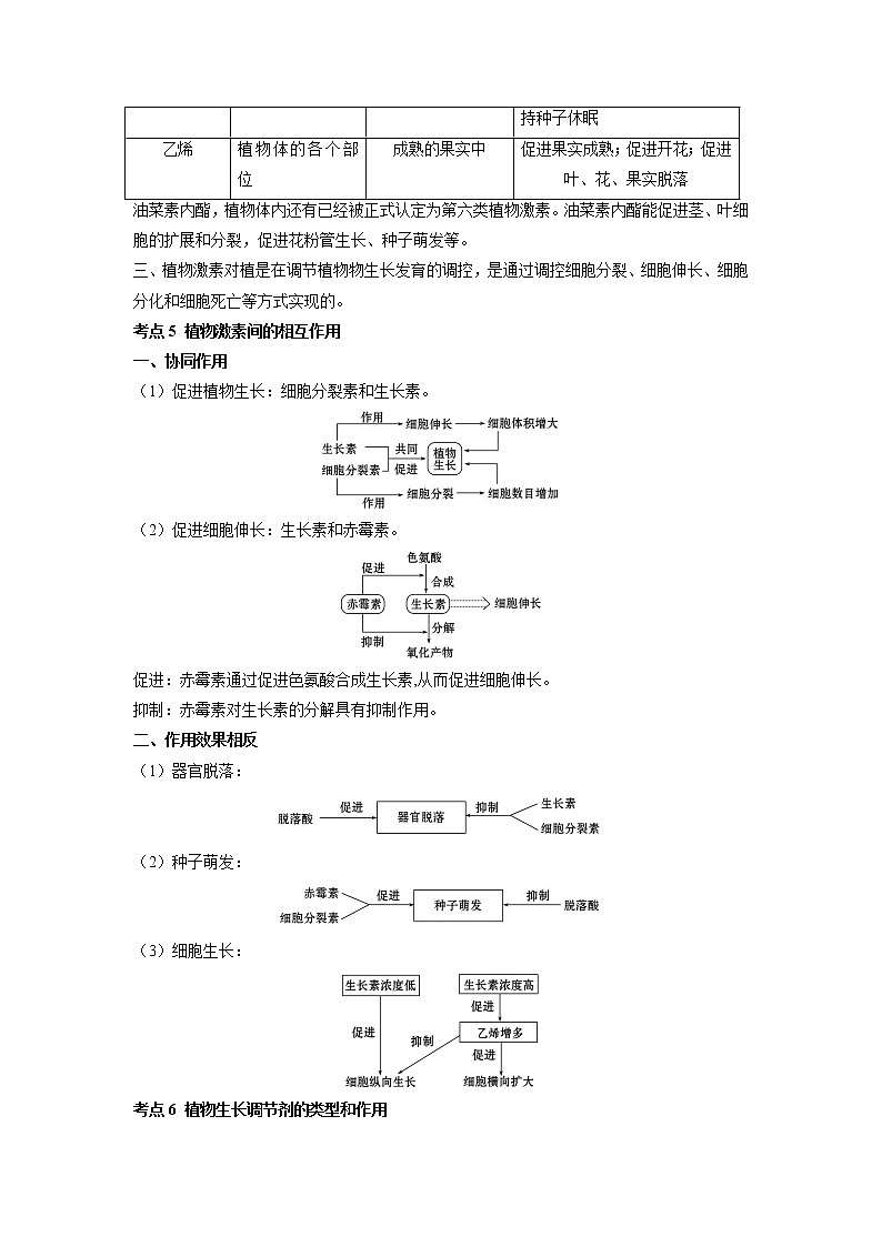 高考生物一轮复习  知识归纳植物生命活动的调节第3页
