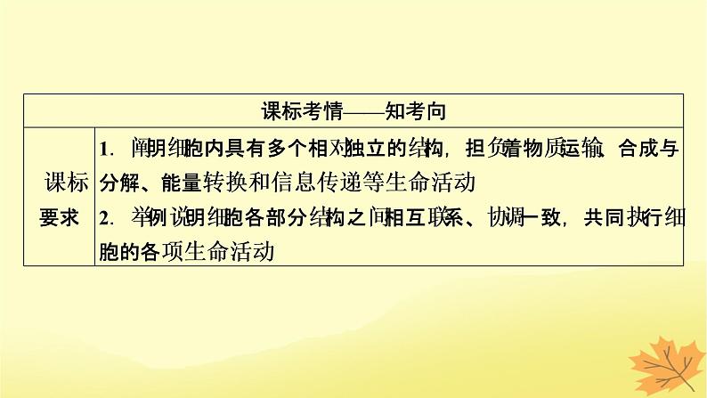 2023版高考生物一轮总复习第2单元细胞的基本结构细胞的物质输入和输出第2讲细胞器之间的分工合作课件02