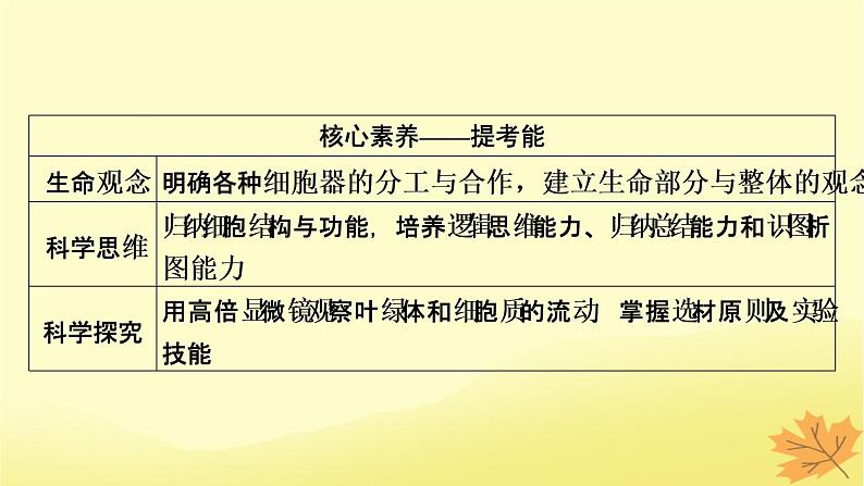 2023版高考生物一轮总复习第2单元细胞的基本结构细胞的物质输入和输出第2讲细胞器之间的分工合作课件03