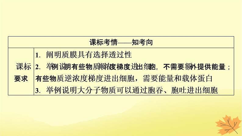 2023版高考生物一轮总复习第2单元细胞的基本结构细胞的物质输入和输出第3讲细胞的物质输入和输出课件第2页