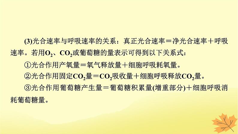 2023版高考生物一轮总复习第3单元细胞的能量供应和利用第4讲光合作用与细胞呼吸的综合分析提升课课件第8页