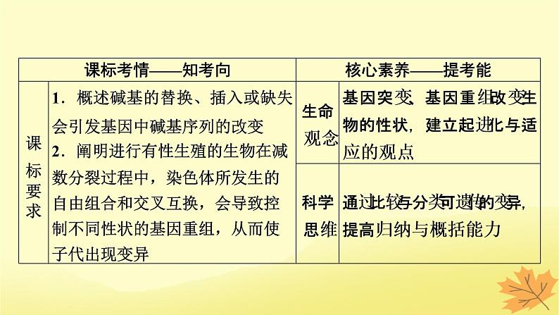 2023版高考生物一轮总复习第7单元基因突变及其他变异生物的进化第1讲基因突变和基因重组课件第2页