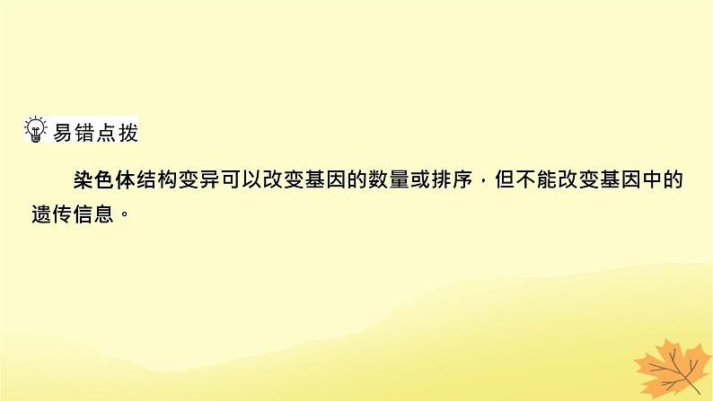 2023版高考生物一轮总复习第7单元基因突变及其他变异生物的进化第2讲染色体变异课件05