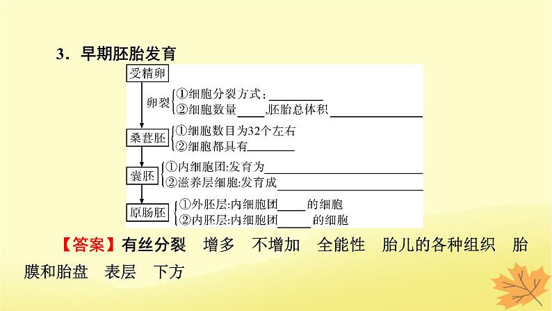 2023版高考生物一轮总复习第13单元细胞工程第2讲胚胎工程课件05