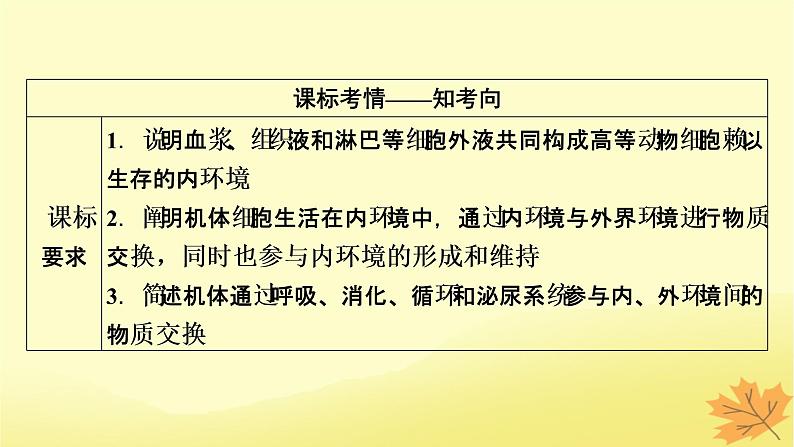 2023版高考生物一轮总复习第8单元人和高等动物生命活动的调节第1讲人体的内环境与稳态课件02