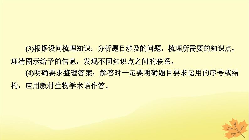 2023版高考生物二轮总复习热点专题4模式图类试题的解题方法课件05