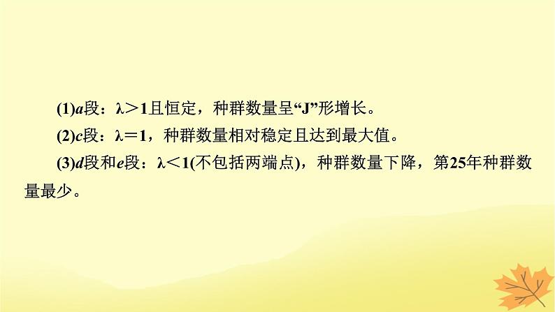 2023版高考生物二轮总复习热点专题11种群增长曲线分析课件03