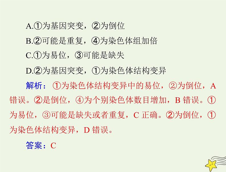 2023版高考生物一轮总复习小专题六生物变异的图形突破课件第6页