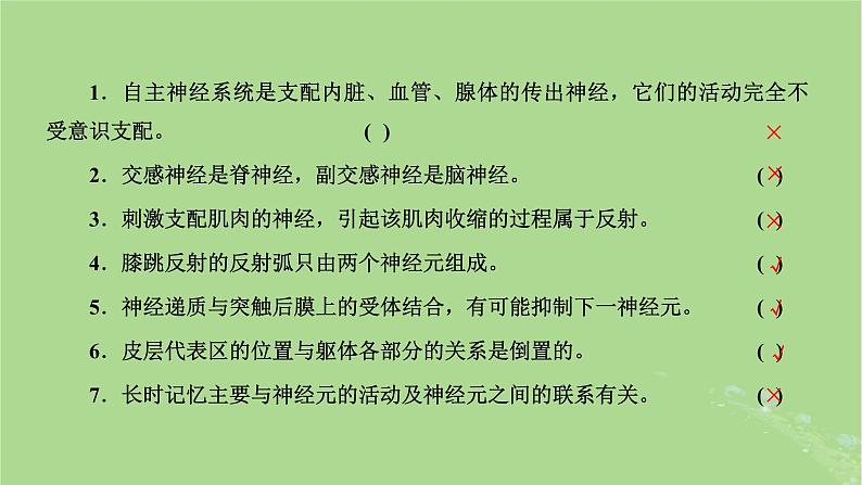 新课标2023版高考生物一轮总复习第八单元动物生命活动的调节第2讲神经调节课件第3页