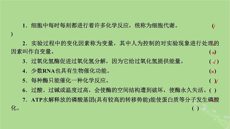 新课标2023版高考生物一轮总复习第三单元细胞的能量供应和利用第1讲酶和ATP课件第4页