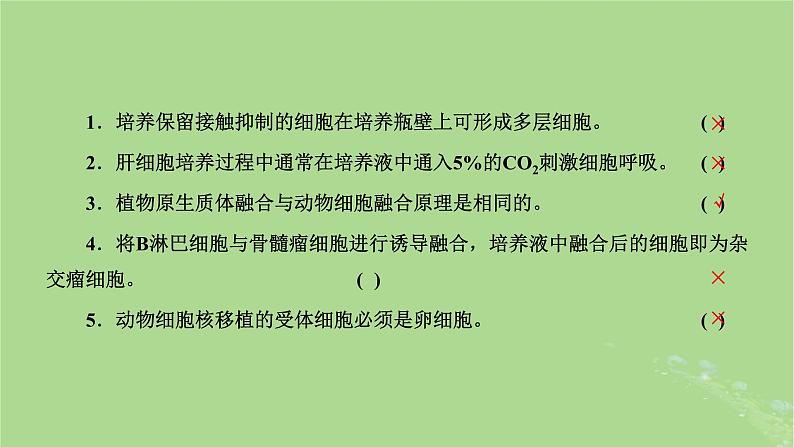 新课标2023版高考生物一轮总复习第十三单元细胞工程第2讲动物细胞工程课件03