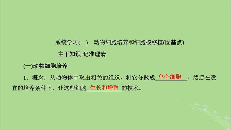 新课标2023版高考生物一轮总复习第十三单元细胞工程第2讲动物细胞工程课件04