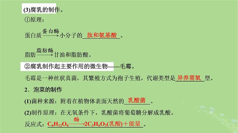 新课标2023版高考生物一轮总复习第十二单元发酵工程第1讲传统发酵技术与发酵工程及应用课件05