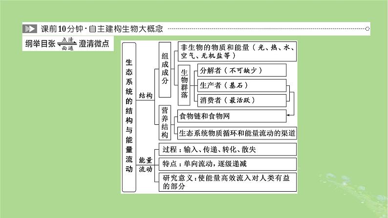 新课标2023版高考生物一轮总复习第十一单元生态系统及人类与环境第1讲生态系统的结构和能量流动课件02