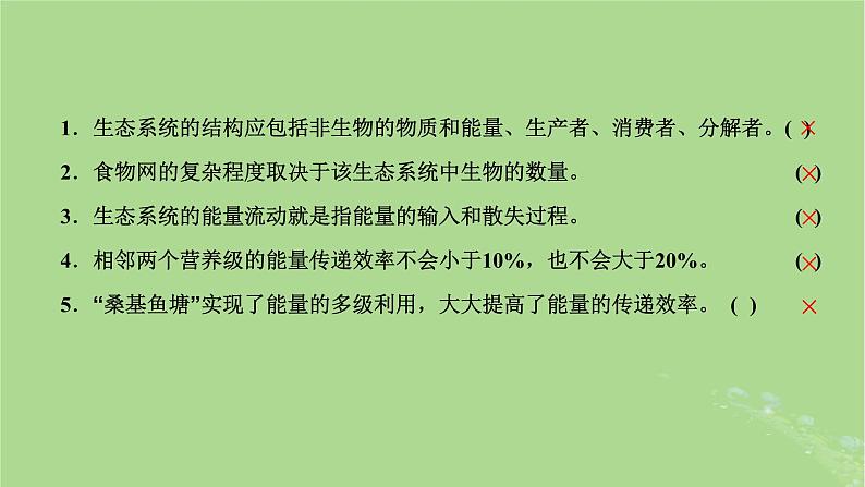 新课标2023版高考生物一轮总复习第十一单元生态系统及人类与环境第1讲生态系统的结构和能量流动课件03