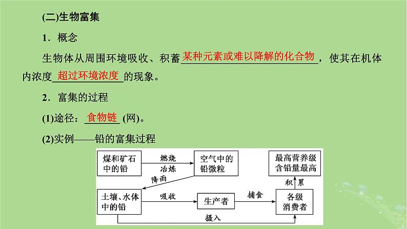 新课标2023版高考生物一轮总复习第十一单元生态系统及人类与环境第2讲生态系统的物质循环信息传递和稳定性课件08