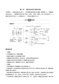 高考生物二轮复习专题1细胞的分子组成、基本结构和生命历程第2讲细胞的结构和物质运输学案含答案