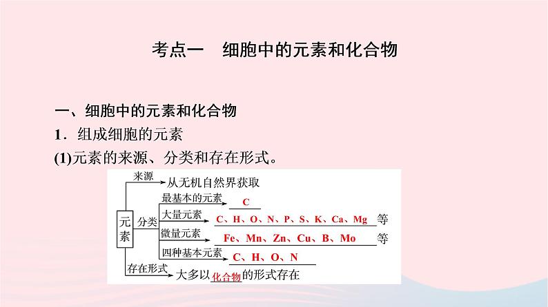 2023版高考生物一轮总复习第1单元细胞及其分子组成第2课细胞中的无机物糖类和脂质课件第4页