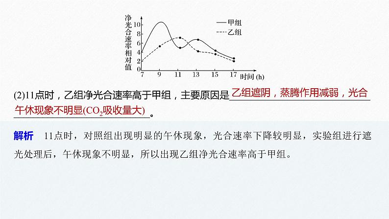 高考生物二轮复习专题9核心题型突破题型5植物生理类非选择题课件第5页