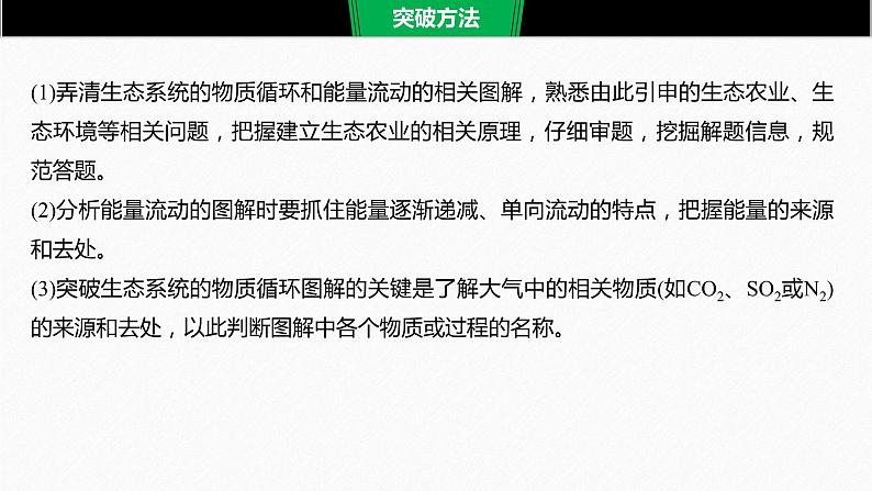 高考生物二轮复习专题9核心题型突破题型7生态环境类非选择题课件第3页