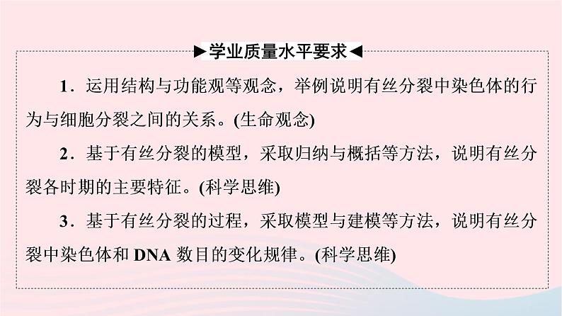 2023版高考生物一轮总复习第4单元细胞的生命历程第11课细胞的增殖课件02