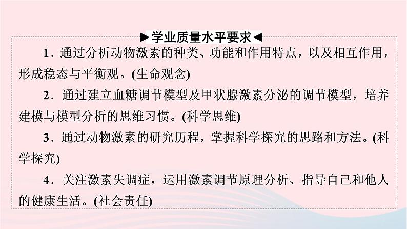 2023版高考生物一轮总复习第8单元生命活动的调节第26课内分泌系统组成与体液调节的过程课件02