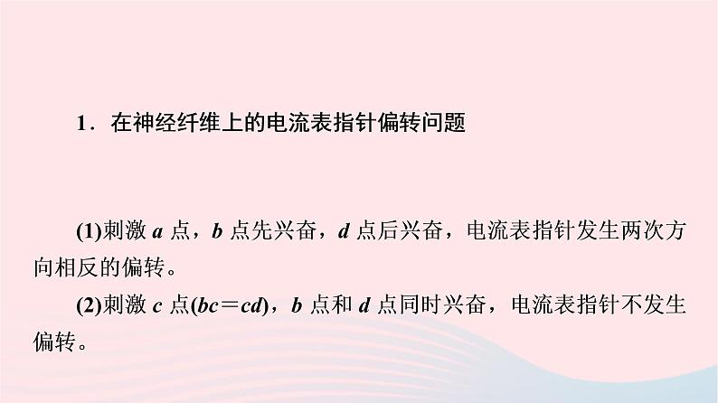 2023版高考生物一轮总复习第8单元生命活动的调节高频考点进阶课4.兴奋传导与传递的相关分析课件第8页