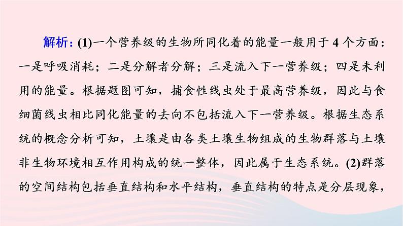 2023版高考生物一轮总复习第9单元生物与环境高频考点进阶课5.生态系统的结构与功能课件第6页