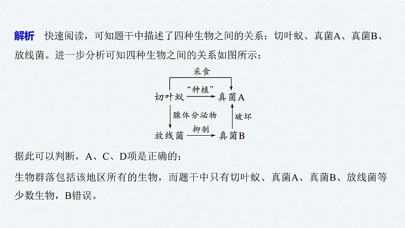 高考生物二轮复习专题9核心题型突破题型2文字信息类选择题课件第5页