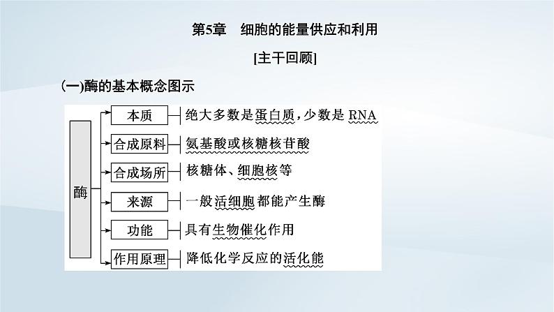 2022新教材高中生物综合素养提升第5章细胞的能量供应和利用课件新人教版必修101