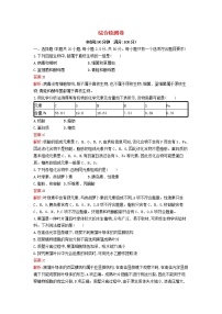 新教材高中生物综合检测卷新人教版必修1